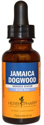 Jamaica Dogwood, 1 fl oz (30 ml) by Herb Pharm, 草藥，牙買加山茱萸 HK 香港