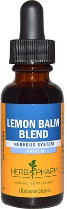 Lemon Balm Blend, 1 fl oz (29.6 ml) by Herb Pharm, 草藥，檸檬香蜂蜜梅麗莎 HK 香港