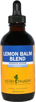 Lemon Balm Blend, 4 fl oz (120 ml) by Herb Pharm, 草藥，檸檬香蜂蜜梅麗莎 HK 香港