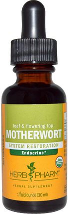 Motherwort, 1 fl oz (30 ml) by Herb Pharm, 草藥，益母草 HK 香港