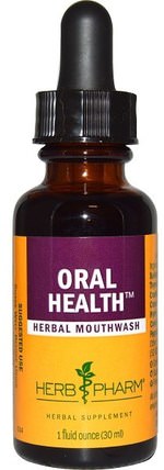 Oral Health, Herbal Mouthwash, 1 fl oz (30 ml) by Herb Pharm, 洗澡，美容，口腔牙科護理 HK 香港