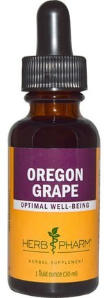 Oregon Grape, 1 fl oz (30 ml) by Herb Pharm, 草藥，俄勒岡葡萄根 HK 香港