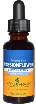 Passionflower, Flowering Herb, 1 fl oz (29.6 ml) by Herb Pharm, 草藥，激情花 HK 香港