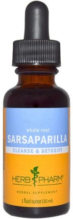 Sarsaparilla, 1 fl oz (30 ml) by Herb Pharm, 草藥，sarsaparilla提取物smilax HK 香港
