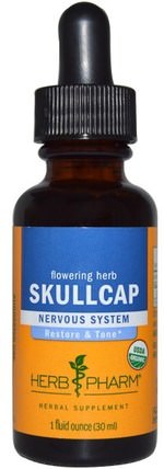 Skullcap, 1 fl oz (30 ml) by Herb Pharm, 草藥，黃芩 HK 香港