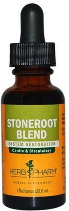 Stoneroot Blend Liquid Extract, 1 fl oz (29.6 ml) by Herb Pharm, 健康，女性，靜脈曲張托，石根 HK 香港