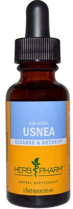Usnea, 1 fl oz (30 ml) by Herb Pharm, 草藥，松蘿 HK 香港