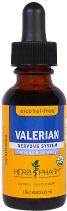 Valerian, Alcohol-Free, 1 fl oz (30 ml) by Herb Pharm, 草藥，纈草 HK 香港