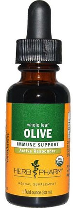 Whole Leaf Olive, 1 fl oz (30 ml) by Herb Pharm, 健康，感冒流感和病毒，橄欖葉 HK 香港