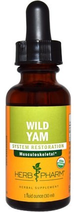 Wild Yam, 1 fl oz (30 ml) by Herb Pharm, 健康，女性，野生山藥 HK 香港
