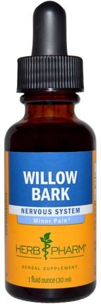 Willow Bark, 1 fl oz (30 ml) by Herb Pharm, 健康，炎症，白柳樹皮 HK 香港