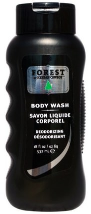 Body Wash, Forest, 18 fl oz (532 ml) by Herban Cowboy, 洗澡，美容，沐浴露 HK 香港
