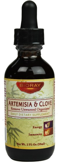 草藥，青蒿，丁香 - Bioray Artemisia & Clove, 2 fl oz (59 ml)