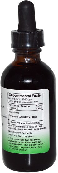 草藥，紫草 - Christophers Original Formulas, Comfrey Root Extract, 2 fl oz (59 ml)