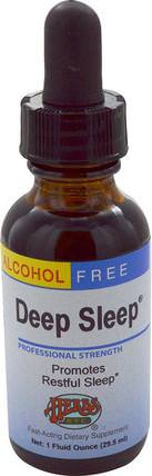 Deep Sleep, Alcohol Free, 1 fl oz (29.5 ml) by Herbs Etc., 補品，睡眠，健康 HK 香港