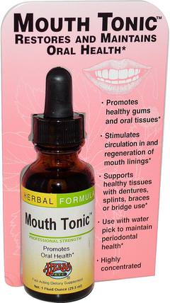 Mouth Tonic, 1 fl oz (29.5 ml) by Herbs Etc., 沐浴，美容，口腔牙齒護理，口腔衛生用品，健康 HK 香港