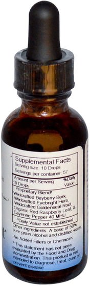 草藥，小米草 - Christophers Original Formulas, Herbal Eyebright Formula, 1 fl oz (30 ml)