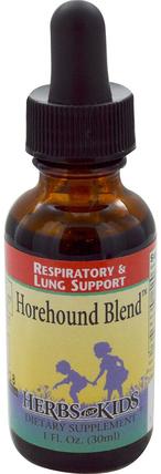 Horehound Blend, 1 fl oz (30 ml) by Herbs for Kids, 健康，肺和支氣管，草藥，horehound HK 香港