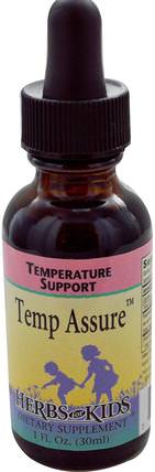 Temp Assure, 1 fl oz (30 ml) by Herbs for Kids, 健康，補充兒童 HK 香港