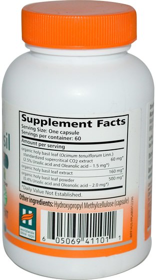 草藥，聖羅勒，adaptogen - Himalaya Herbal Healthcare, Holy Basil, 60 Veggie Caps