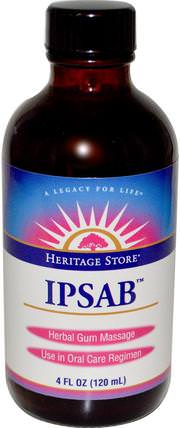 IPSAB, 4 fl oz (120 ml) by Heritage Stores, 洗澡，美容，口腔牙齒護理，漱口水 HK 香港