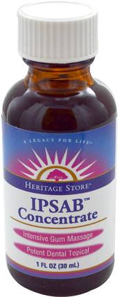 IPSAB Concentrate, Gum Treatment, 1 oz (30 ml) by Heritage Stores, 洗澡，美容，口腔牙齒護理，漱口水 HK 香港