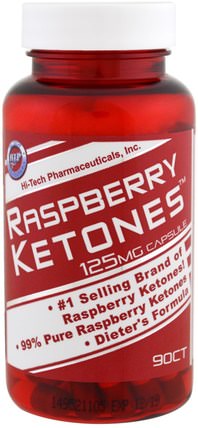 Raspberry Ketones, 125 mg, 90 Capsules by Hi Tech Pharmaceuticals, 健康，減肥，飲食 HK 香港