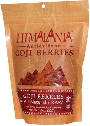Goji Berries, Antioxidant, 8 oz (227 g) by Himalania, 補品，adaptogen，乾果 HK 香港