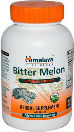 Bitter Melon, 60 Caplets by Himalaya Herbal Healthcare, 草藥，苦瓜 HK 香港