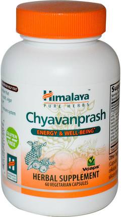 Chyavanprash, 60 Veggie Caps by Himalaya Herbal Healthcare, 草藥，阿育吠陀阿育吠陀草藥，chyavanprash HK 香港