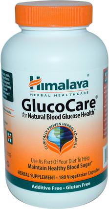 GlucoCare, 180 Veggie Caps by Himalaya Herbal Healthcare, 健康，血糖 HK 香港