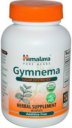 Gymnema, 60 Caplets by Himalaya Herbal Healthcare, 草藥，健身房 HK 香港