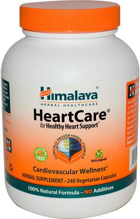 HeartCare, 240 Veggie Caps by Himalaya Herbal Healthcare, 健康，心臟心血管健康，心臟支持 HK 香港