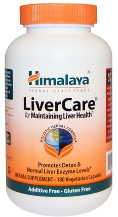 Liver Care, 180 Vegetarian Capsules by Himalaya Herbal Healthcare, 健康，肝臟支持 HK 香港