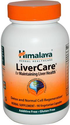 Liver Care, 90 Vegetarian Capsules by Himalaya Herbal Healthcare, 健康，肝臟支持 HK 香港