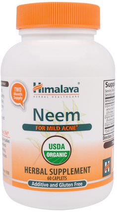 Neem, 60 Caplets by Himalaya Herbal Healthcare, 草藥 HK 香港