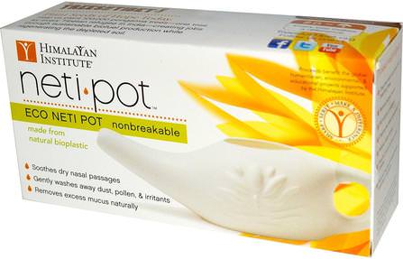 Eco Neti Pot by Himalayan Institute, 健康，鼻腔健康，洗鼻，洗鼻壺 HK 香港