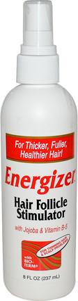 Energizer, Hair Follicle Stimulator, 8 fl oz (237 ml) by Hobe Labs, 洗澡，美容，頭髮，頭皮 HK 香港