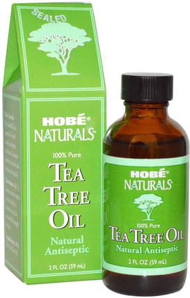 Tea Tree Oil, 2 fl oz (59 ml) by Hobe Labs, 沐浴，美容，香薰精油，茶樹精油 HK 香港