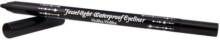 Jewel Light Waterproof Eyeliner, Black Jem 01 by Holika Holika, 洗澡，美容，化妝，眼線 HK 香港