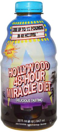 Hollywood 48-Hour Miracle Diet, 32 fl oz (947 ml) by Hollywood Diet, 健康，飲食，食物，咖啡茶和飲料，果汁 HK 香港