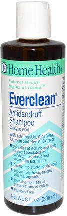 Everclean Antidandruff Shampoo, 8 fl oz (236 ml) by Home Health, 洗澡，美容，牛皮癬和濕疹，牛皮癬 HK 香港