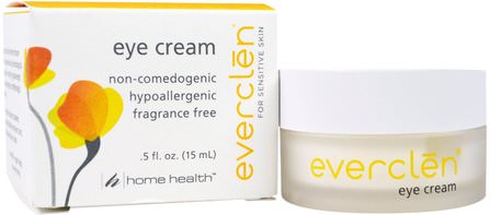 Everclen, Eye Cream, 0.5 fl oz (15 ml) by Home Health, 美容，眼霜 HK 香港