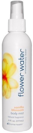 Flower Water, Vanilla Blossom Body Mist, 6 fl oz (177 ml) by Home Health, 洗澡，美容，香水噴霧 HK 香港