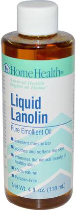 Liquid Lanolin, 4 fl oz (118 ml) by Home Health, 健康，皮膚，羊毛脂油，按摩油 HK 香港