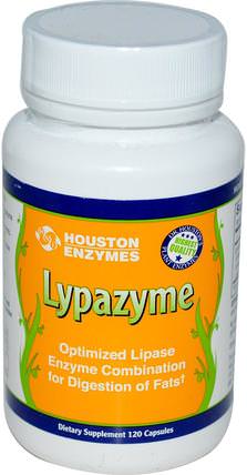 Lypazyme, 120 Capsules by Houston Enzymes, 補充劑，消化酶 HK 香港