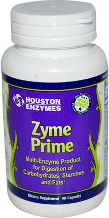 Zyme Prime, Multi-Enzyme, 90 Capsules by Houston Enzymes, 補充劑，消化酶 HK 香港