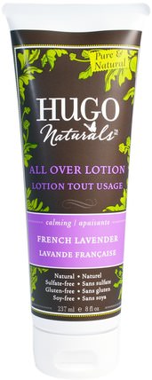 All Over Lotion, French Lavender, 8 fl oz (237 ml) by Hugo Naturals, 洗澡，美容，潤膚露 HK 香港