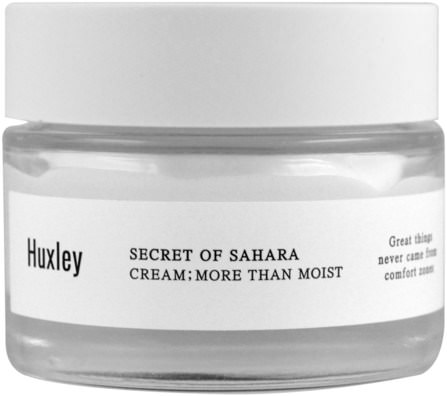 Secret of Sahara, More Than Moist Cream, 50 ml by Huxley, 美容，面部護理，面霜，乳液 HK 香港