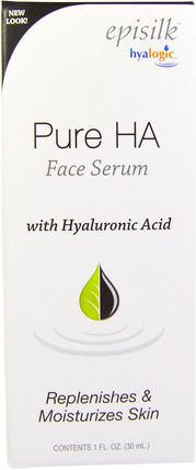 Pure HA Face Serum, 1 fl oz (30 ml) by Hyalogic Episilk, 健康，皮膚精華，美容，透明質酸皮膚 HK 香港